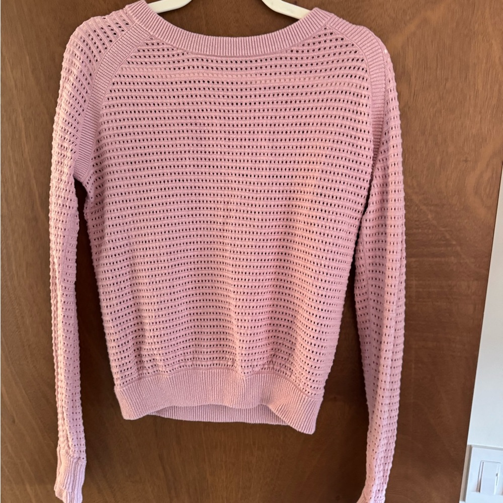 Lululemon Athletica Pink Knit Sweatshirt
